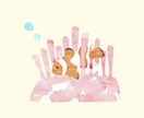 切り絵イラストを描きます オーダーに応じてテクスチャを使った温かみのあるイラスト制作。 イメージ6