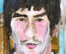 本格的な油彩画の肖像画を描きます 本物の絵の具と筆で描きます。筆後が残るアートな作風です。 イメージ1