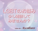 LGBTQ IA+の悩み、秘密厳守でお聴きます 秘密厳守、LGBT相談経験多数あります。安心して話てください イメージ1