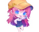 男性キャラも歓迎！　水彩風のミニキャラを制作します 透明感のあるふんわりタッチなテイストが特徴です イメージ4