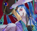 個性のある目イラスト描きます SNS用・一枚絵・サムネイル・グッズ用など幅広く承ります イメージ3
