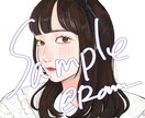 あなたのお写真で似顔絵かわいく描きます イラストでかわいく似顔絵を描かせていただきます！ イメージ2