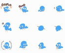 あなたの代わりにイラストLINEスタンプを作ります 【とりあえず相談】キャラ、動物なんでもLINEスタンプに イメージ6