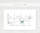 世界観に馴染むやさしい簡易地図を制作します 名刺・ショップカード・チラシ・パンフレットに対応 イメージ2