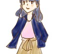 オシャレな手描きイラスト作成します 女性向けのオシャレな手描きイラストを承ります イメージ3