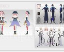 VTuberの立ち絵作成します ＶTuber向けLive2D用全身立ち絵 イメージ5