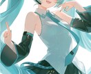 うるうるで透け感のある女の子描きます 【修正無料】きゅるりん！艶のある女の子イラスト イメージ2