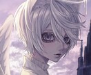 ダーク・儚い世界観のイラスト描きます 一枚絵、アイコン、サムネイル等お気軽にご相談ください！ イメージ1