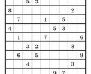 好きな数独と同じ答えの問題を１０問以上作ります １０問の中に難易度が初級から上級までを各２問以上作ります。 イメージ1