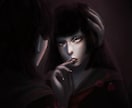 貴方だけの雰囲気のあるアイコン、イラストを書きます ダーク系やキレイ系が得意です！ イメージ2