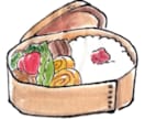 食品を和風イラストで制作します 看板等、多くの企業様からご利用頂いております。シズル感。 イメージ9
