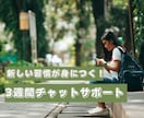 新しい習慣作り⭐️3週間チャットサポートします 時は金なり✨三日坊主さんのチャレンジお待ちしてます イメージ1