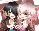 キラキラの目のアイコン・OC1枚絵描きます 可愛い女の子が得意です！あなたのためのアイコン描きます！ イメージ4