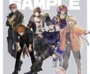 立ち絵やイラストを制作いたします リピート割、修正無制限でお安く安心お取引！ イメージ5