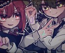 SNSアイコンや1枚絵、夢絵など描きます ダークな絵柄で癖になるようなイラストを描きます！♡ イメージ5