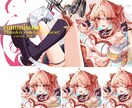 動画、SNS、歌ってみたイラスト描きます サムネ、SNS用、歌ってみた動画などのイラスト担当します イメージ3