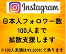 インスタに日本人フォロワーを100人拡散します 先着20名までの限定価格/補填あり/初回購入特典あり イメージ3