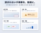 業務マニュアル動画・動画SOPを制作します 手順が変わっても作り直し不要｜打ち合わせなし・テキスト完結 イメージ7