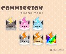 かわいいデフォルメキャラのスタンプお作りします 【1点〜可】使いたくなるオリジナルスタンプお作りします！ イメージ7