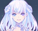おまかせ美少女アイコン描きます 【1000円】SNS用の美少女アイコン イメージ1