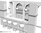 クリスタEXで使える３D素材を製作します 漫画・イラストでLT変換（線画抽出）して使えます。 イメージ4