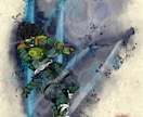 日本画風のイラストを描きます かっこいい侍や武士のイラスト作成いたしたます。 イメージ5
