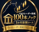 3か月の添削コースで、プロトレーダーを目指します プロトレーダーを育成するためのマンツーマン添削コースです。 イメージ1