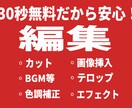 Youtuberさんの動画編集します 不安な方のために最初の３０秒は無料でお作りします！！！ イメージ1