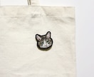 手刺繍であなたのペットを素敵なブローチにします 世界に1つだけのグッズを作りませんか？元デザイナーが制作！ イメージ5