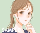 アイコンにおすすめ♡可愛いイラストお描きします 似顔絵風・デフォルメ・イメージイラストなどもお受け致します◎ イメージ4