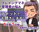 チャット☘元事業部長が管理職の辛さを受け止めます 隙間時間に・通勤中に・電話する時間も元気もない管理職の方へ イメージ1