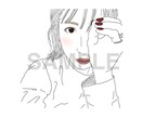 SNS等のアイコン、イラスト作成してます お写真をそのままにお洒落なイラストに( ¨̮ ) イメージ8