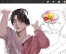 すごいイラストを描きます 三次元・油彩風味のシットリとしたビターチョコのような絵です。 イメージ3