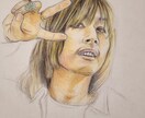 リアルタッチのアナログ似顔絵描きます 独特なタッチでシンプルにおしゃれ!! イメージ1