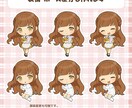商用可能 デフォルメ ミニキャライラスト描きます 動画や配信画面の装飾、グッズ制作などにおすすめです イメージ4