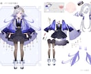 Vtuber&Vliverの立ち絵制作します Vtuber、ゲーム、サムネ、TRPGに イメージ1