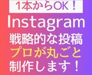 プロが戦略的なインスタ投稿を丸ごと制作します Instagram運用代行・制作代行｜保存される投稿構成作成 イメージ1