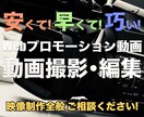 撮影から編集まで動画制作全般を行います 撮影を含む、実写動画の制作はお任せください！ イメージ1