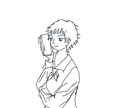 シンプル・おしゃれな線画の似顔絵を手描き致します 手描きの線画でふわっとした独自性を演出します！ビジネスに！ イメージ7