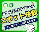 LINE公式アカウントのスポット相談に対応します プロライン・エルメも対応！ビデオ通話無しチャットのみもOK イメージ1
