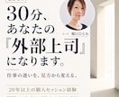 急ぎOK｜30分、あなたの「外部上司」になります 20年以上の個人セッション経験。仕事の迷いを、見方から変える イメージ1