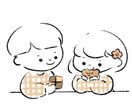 優しさ伝わるほんわかアイコン描きます あなたとあなたのお気に入りをイラストに イメージ5
