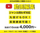 丸投げOK！YouTube動画編集承ります 専業編集者が丁寧・迅速に対応！ イメージ1