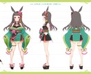 VTuber用Live2Dイラストを制作します キャラデザや三面図、表情差分も承ります！ イメージ7