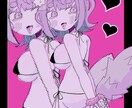 可愛い女の子のイラスト作成します セクシーで可愛い女の子のイラストが得意です イメージ3