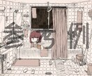 MVや挿絵で使用できる一枚絵描きます 大きめのイラスト、背景や物の描きこみ大歓迎 イメージ1
