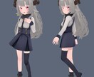 フルスクラッチ3Dモデルの制作いたします バーチャルYouTuber活動に イメージ1