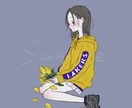 人の目を引くかわいい女の子の一枚イラスト描きます 動画のサムネや小説の表紙などに使える一枚イラスト描きます イメージ7
