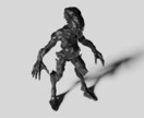 3Dオリジナルキャラクターを制作します 可愛いキャラからスカルプトによるリアルなデザインも！ イメージ1