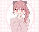 ふんわり可愛いアイコンを描きます 優しい雰囲気で制作します♪各種SNSなどにどうぞ イメージ5